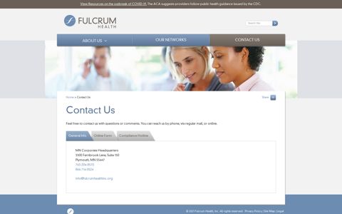 Contact Us – Fulcrum Health Inc.