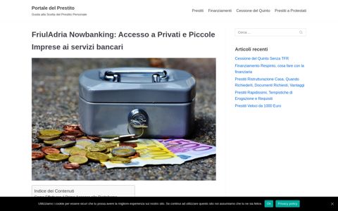 FriulAdria Nowbanking: Accesso a Privati e Piccole Imprese ai ...