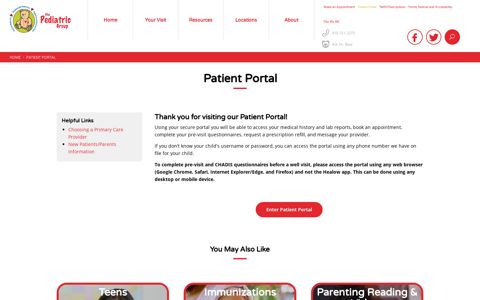 Patient Portal - The Pediatric Group