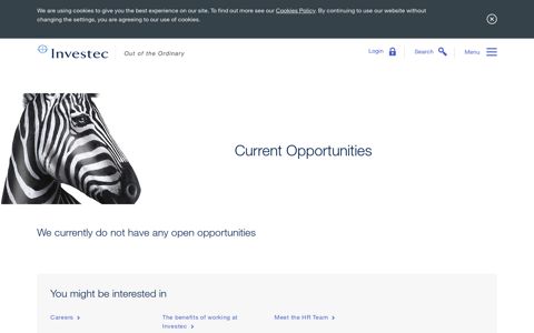 Current Opportunities - Investec
