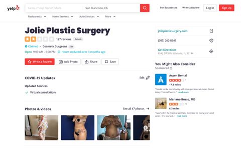 Jolie Plastic Surgery - 47 Photos & 127 Reviews - Cosmetic ...