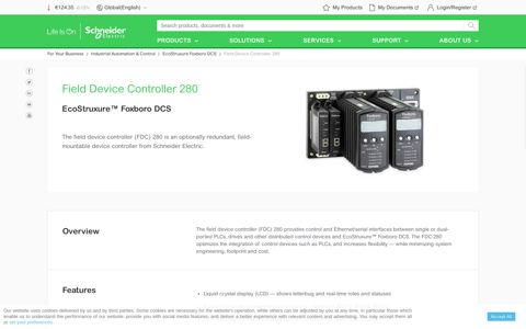 Foxboro Field Device Controller 280 (FDC) - Schneider Electric