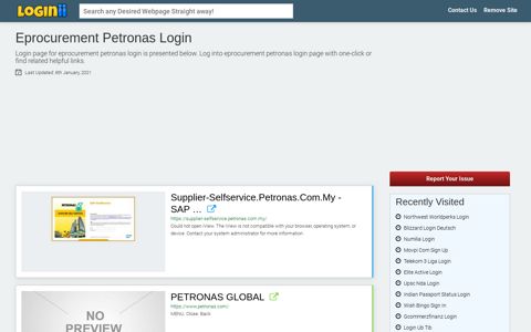 Eprocurement Petronas Login - Loginii.com