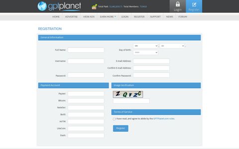 Register - GPTPlanet