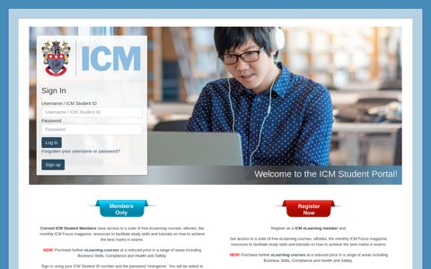 ICM Student Portal