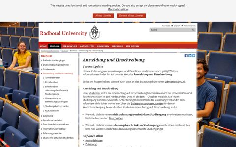 Anmeldung und Einschreibung - Deutsch | Studieren in ...