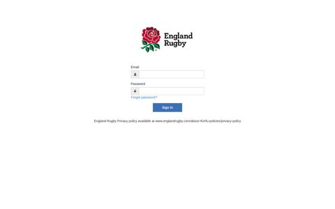 England Rugby Account Login