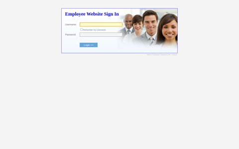 Employee Website Login
