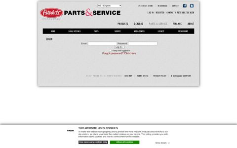 Peterbilt - Log In to Peterbilt Parts & Service