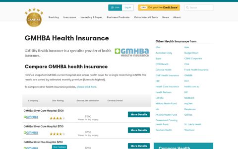 GMHBA Health Insurance: Review & Compare Health ...
