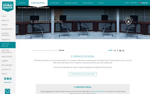 E-Services Portal - Dubai South