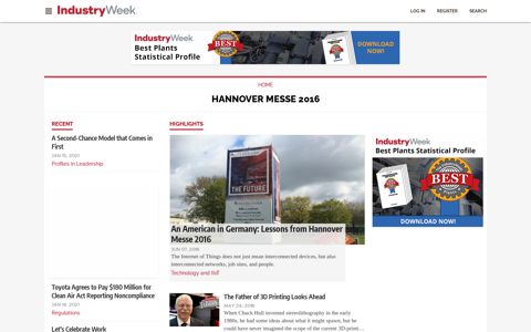 Hannover Messe 2016 | IndustryWeek