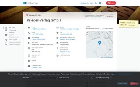Krieger-Verlag GmbH | Implisense
