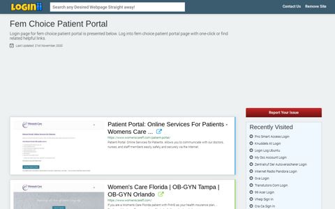Fem Choice Patient Portal - Loginii.com
