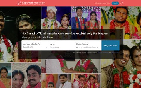 Kapu Matrimony - The No. 1 Matrimony Site for Kapus ...