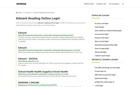 Edmark Reading Online Login ❤️ One Click Access - iLoveLogin