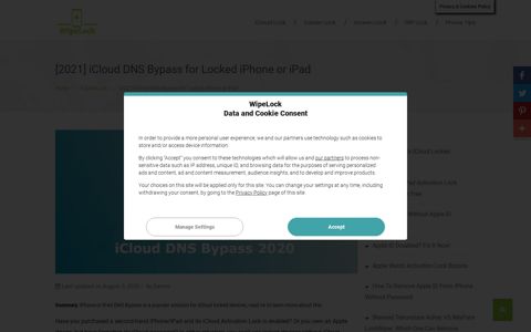 iCloud DNS Bypass Full Guide in 2020 for Locked iPhone/iPad