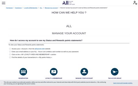 How do I access my account to see my Status and Rewards ...