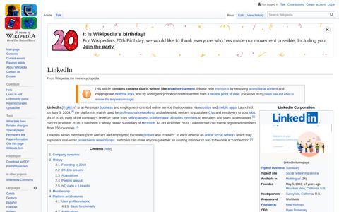 LinkedIn - Wikipedia