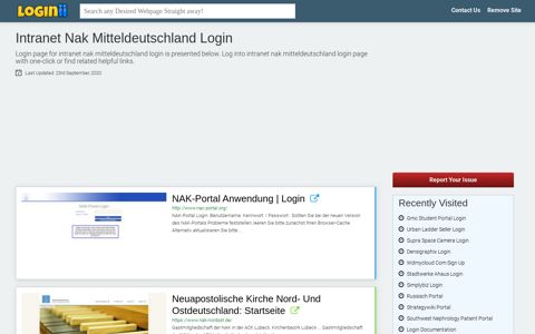 Intranet Nak Mitteldeutschland Login - Loginii.com