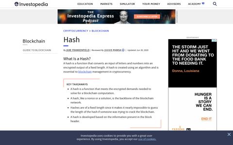 Hash Definition - Investopedia