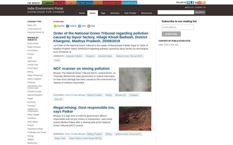 Khargone - India Environment Portal | News, reports ...