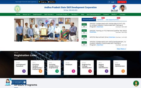 Andhra pradesh state skill development corporation (APSSDC)