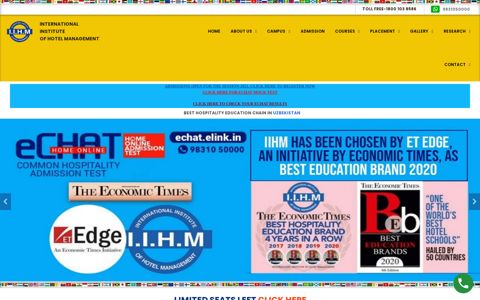 IIHM - Best Hotel Management College in India | Top Hotel ...