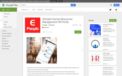 ePeople Human Resources Management HR Portal - Apps on ...