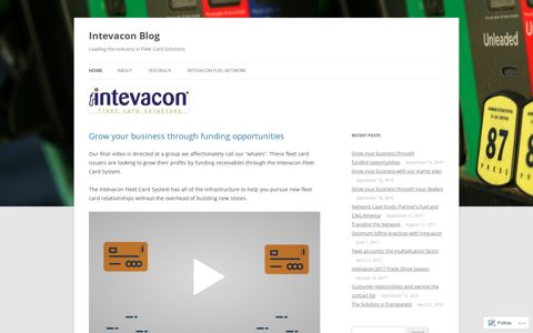 Intevacon Blog | Leading the Industry in Fleet Card Solutions