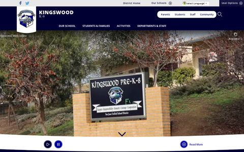 Kingswood K-8 / Homepage - San Juan Unified School District