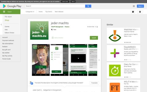 jeder machts - Apps on Google Play