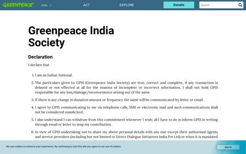 Greenpeace India Society - Greenpeace India - Greenpeace.org