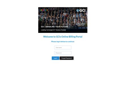 GCI Online Billing Portal