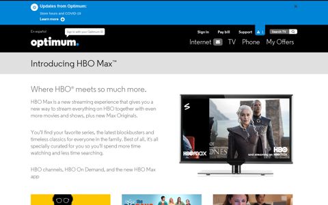 Introducing HBO Max™ - Optimum