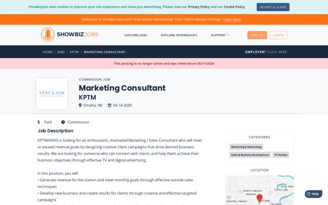 Marketing Consultant Job - KPTM - Omaha (EXPIRED ...