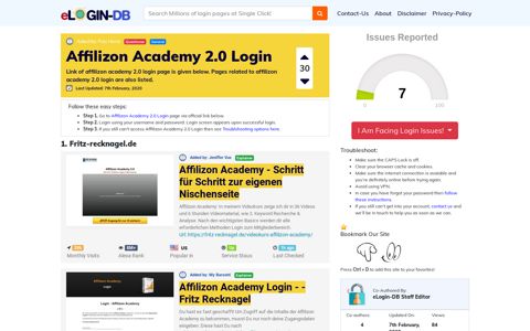 Affilizon Academy 2.0 Login
