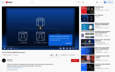 How to create an IBM Cloud account - YouTube