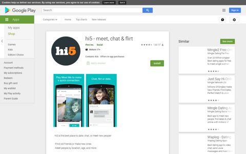 hi5 - meet, chat & flirt - Apps on Google Play