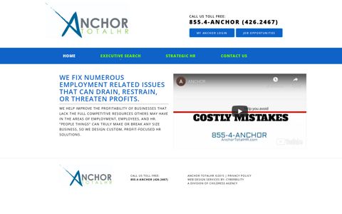 Anchor TotalHR: Home