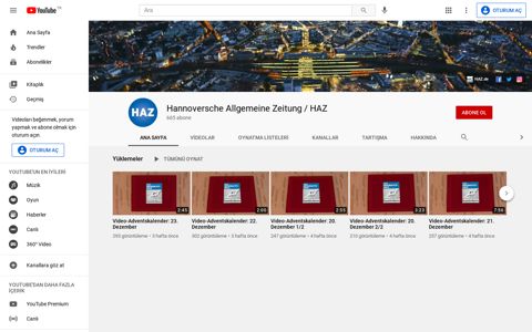 Hannoversche Allgemeine Zeitung / HAZ - YouTube