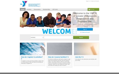 Indy YMCA Banner Logo