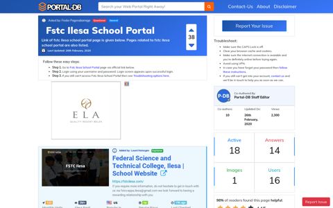 Fstc Ilesa School Portal