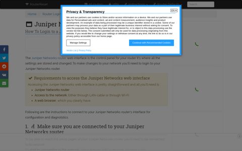 How To Login to a Juniper Networks Router And Access The ...