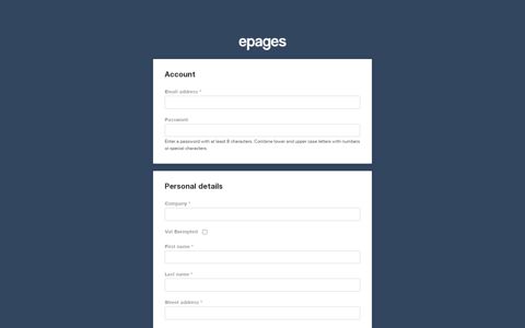 ePages: Create shop