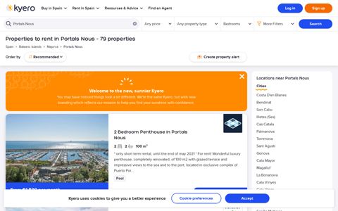 Property to rent in Portals Nous - 77 properties - Kyero.com