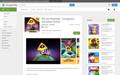 We Are Illuminati - Conspiracy Simulator Clicker - Apps on ...