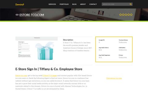 Welcome to Estore-tco.com - E-Store Sign In | Tiffany & Co ...