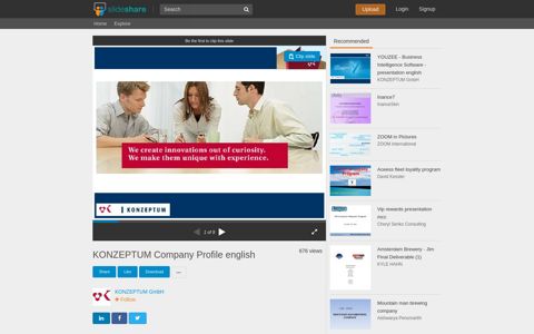 KONZEPTUM Company Profile english - SlideShare
