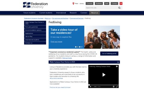 Fedliving - Federation University Australia